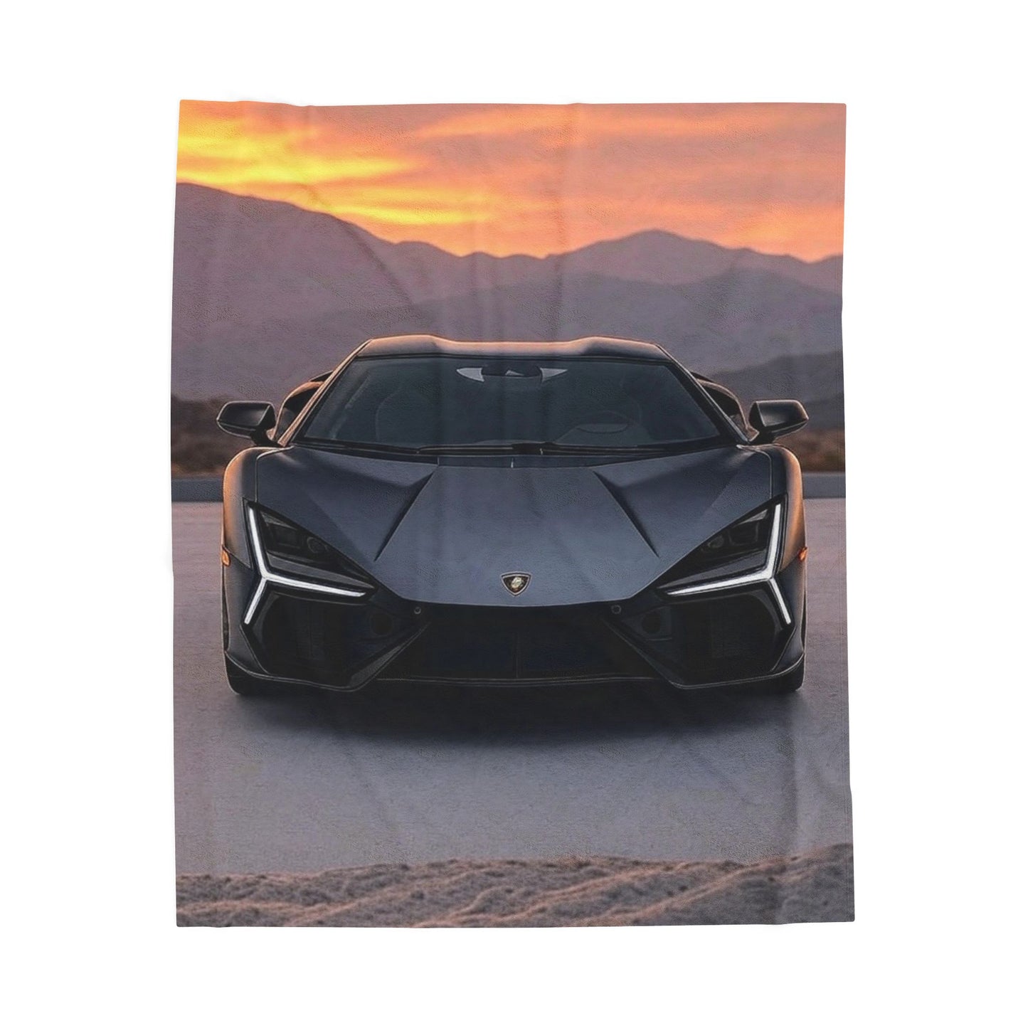 Plush Blanket - Lamborghini Revuelto Design