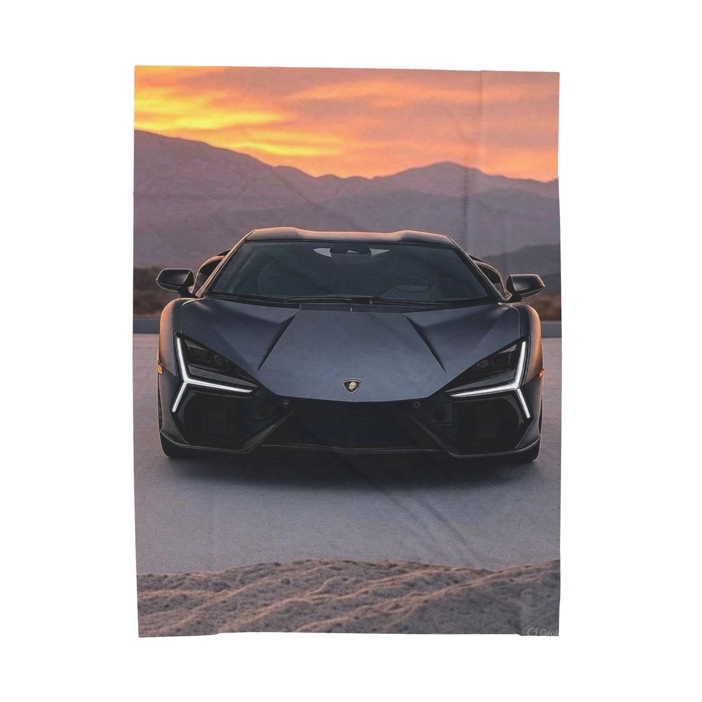Plush Blanket - Lamborghini Revuelto Design